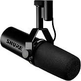 SM7DB | Dynamic Vocal Microphone with Built-in Preamp for Streaming, Podcast and Recording; Warm and Soft Sound, Resistant
