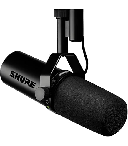 Shure SM7B Dynamic Microphone with Cloudlifter CL-1 Mic Activator