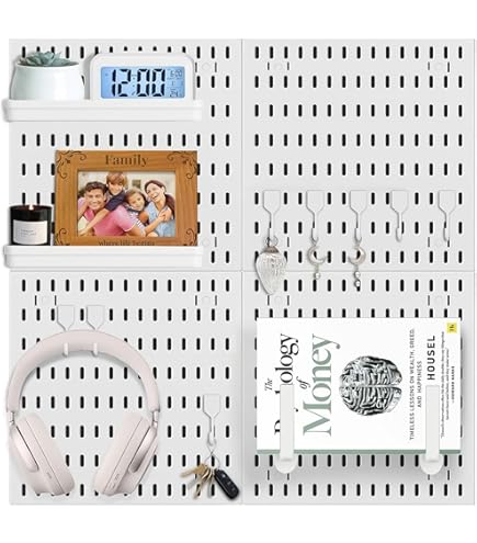 Aazon.co: USTSOK Pegboard Cobination Kit, Pegboard Wall Organizer