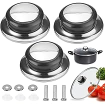 Set 8 Maniglie Coperchi Pentole In Legno - Pomelli Sostitutivi Universali Per Cucina - Foto 11