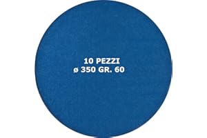 CATOCCI MACCHINE 10 DISCHI VELCRATI IN TELA ALLO ZIRCONIO DIAMETRO 350mm GRANA 60