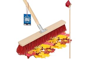 KOTARBAU® Escoba de calle de 500 mm con mango escoba industrial, para barrer caminos, pasillos, senderos y carreteras