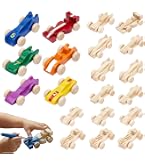 Baker Ross – Lot De 3 Mini Voitures En Bois à Décorer – 6,5 Cm