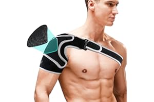 COMFORCE Schulterband mit Memory-Schaum für Damen und Herren,Rotatorenmanschette Schulterstütze Links/Rechts, Neopren-Schultergurt für Luxation, Training und Sportverletzungen (M)