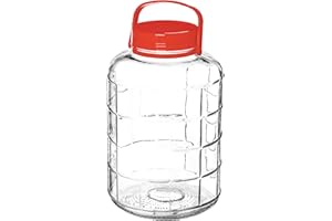 KADAX Gurkenglas mit Deckel, Einmachglas, luftdichte Konservierung, Glasballon, universelles Glas, Vorratsglas für Gurken, Aufbewahrung, Aufbewahrungsglas, Einweckglas (10L)