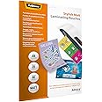 Fellowes A4 Laminating Pouches - Matt Finish - 25 Sheets - 160 Micron (2 x 80 Micron) High Quality Finish - Makes Content Easier to Read
