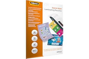 Fellowes 5602101 Admire A4 80Mic Stylish Matt Pouch 25pk