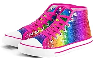 Party Factory Pailletten Schuhe, Glitzer, in unterschiedlichen Größen, für Damen und Herren, Designer Turnschuhe, Sneaker für Karneval