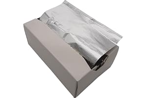 WEPA Care 500 hojas de papel de aluminio precortadas de 23 x 27 cm