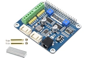 WAVESHARE HRB8825 Stepper Motor HAT (B) for Raspberry Pi/Jetson Nano,Drives Two Stepper Motors Up to 1/32 Microstepping, 6 Available Microstepping Modes
