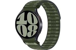 XMUXI Pasek do zegarka 20 mm, kompatybilny z Samsung Galaxy Watch 7 / 6 / 5 / 4 / FE 40 mm, 44 mm, bez luk, nylonowy pasek do zegarka 6 Classic 47 mm / 5 Pro 45 mm