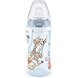 NUK Active Cup tazza per bambini | 12+ mesi | Beccuccio morbido a prova di perdite | Clip e cappuccio protettivo | Senza BPA 