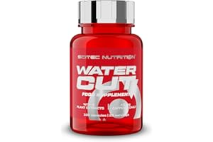 ‎SCITEC NUTRITION Scitec Nutrition Water Cut Kapseln, Energieschub mit Vitamin C und B6, Grüntee-Extrakt, reduziert Müdigkeit & unterstützt das Immunsystem, natürliche harntreibende Ergänzung, 100 Kapseln