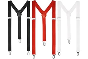 Boolavard Braces Men Women suspenders Y shape Style Clips narrow neon colored