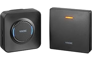 Virone TELERO AC Dzwonek Bezprzewodowy Kinetyczny Bezbateryjny 39 Dzwonków 100dB Zasięg 200m IP44