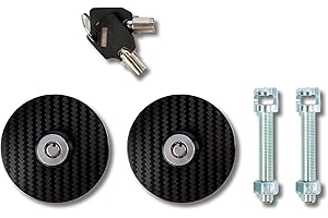 OCC MOTOR SPORT OCC MOTORSPORT KIT NOIR/ARGENT FERMETURE DE CAPOT TYPE CARBONE AVEC CLÉ