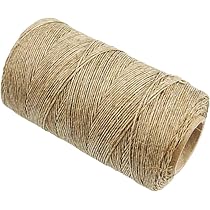 Corde De Chanvre Naturel 100m X 1mm - Ficelle Jute Pour DIY, Macramé Et Décoration