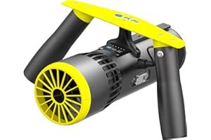 OMPHOBBY EDGE K5 Underwater Scooter for Scuba Driving Snorkeling, 50M Waterproof, 60 Minutes Endurance, 3-Speed Sea Scooters with action camera Mount, Water Sports Swimming Pool for Adults