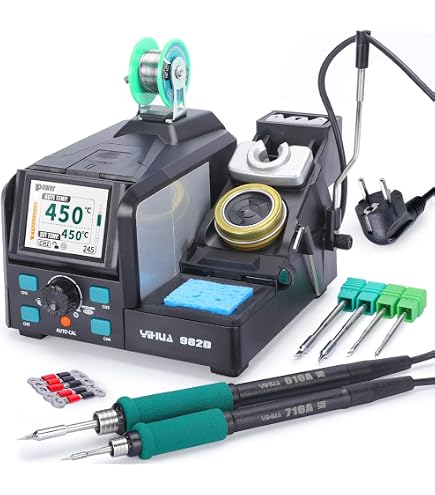 Saldatore Di Precisione JBC T210-A - Manico Per Lavori Di Saldatura SMD E Microscopio, Compatibile Con Stazioni JBC