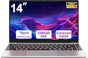 bvate PC Portatile in Offerta 14 Pollici Win 11 256 GB ROM Celeron N4020 2.4G+5G WiFi upto 2.8 GHz Supporta l'espansione SSD 1TB 4.2 USB HDMI Tastiera Italiana Membrana Mouse Senza Fili-Sliver-1
