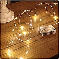 PESCA 3AA Battery Powered, Waterproof, Copper Wire String Fairy Lights with 30 LEDs Warm White 3 Meter
