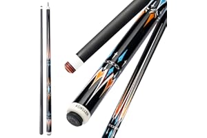 KONLLEN Taco de Billar con tecnología de Palo de Fibra de Carbono (Eje de Fibra de Carbono, 142 cm, Punta de 12 mm, Pasador Radial, Peso Ajustable)