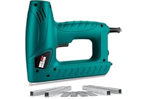 NEU MASTER Electric Brad Nailer, Staple Gun PLD6013 with Contact Safety and Power Adjustable Knob for Upholstery and Home Improvement