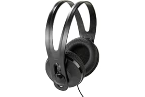 Vivanco SR 97 TV ohrumschließender Stereo TV Kopfhörer (105dB, 3,5mm Klinkenstecker, 5m) schwarz