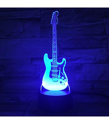 YTDZLTD Illusione Ottica 3D Animale Cane Luce Notturna 16 Colori Mutevoli Telecomando USB Potere Toccare Cambiare Arredamento Lampada LED Lampada da Tavolo Bambini Brithday Natale Regalo