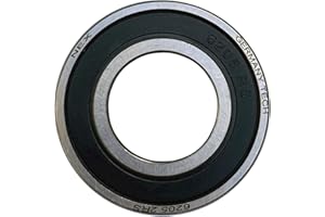 NEX SOLUTIONS GROUP NEX 6205 2rs 1ud Rodamiento de Bolas 25x52x15mm Doble Junta de Goma y Acero Cromado, 6205-2rs Rodamiento de Bolas Sellado