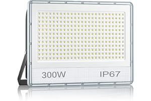 VRTOGTHE Projecteur Exterieur LED - 300W 30000LM Spot LED Extérieur avec Étanche IP67 Et Support Ajustable à 180°, Lumière Blanche 7000K Projecteur LED Extérieur pour Rue, Jardin, Garage, Terrain