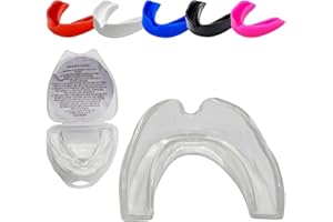 FEEDO Mouthguards for Sports Gum Shield Adult Professional Mouth Guard Boxing Jaw Protection with Case Rugby Martial Arts Judo Karate MMA Muay Thai Hockey Football Sport Mouthguard Game Lacrosse Men Women