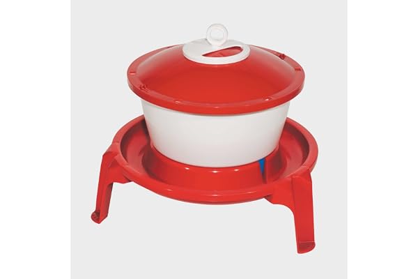 NOVITAL Abreuvoir poule 6 litres sur pieds plastique