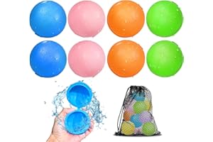 Smasiagon bomb wodnych wielokrotnego użytku, samozamykające się (8 PC)