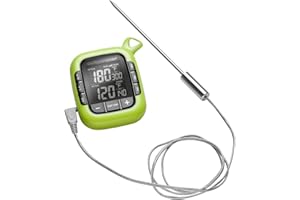 OUTDOORCHEF Grillthermometer Digital „Gourmet Check“ | Kerntemperatur Thermometer für perfekte Steaks | Fleischthermometer Grill, 8,7 x 2,8 x 10,7 cm