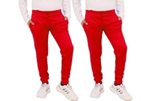 biyya® 2 Pack Boys Girls School PE Fleece Jogging Bottom Kids Fleece Tracksuit Bottom Trousers School Uniform 5-14 Years