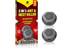 FERRIS | 2pk Ant Killer Bait Station Destroys Ants and their Nests | Ant Traps used Indoors, Kills Ant Colonies Use at Home &