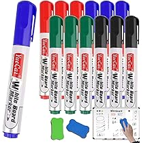 24PCS Whiteboard Markers Pens Erasable Whiteboard Pen Black Fine Point Dry Wipe Markers For Whiteboards Flipcharts Pinboards Memo Boards - View #5