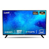LumX 80 cm (32 Inches) HD Ready Smart Android LED TV 32YA573 (Black) (2021 Model)