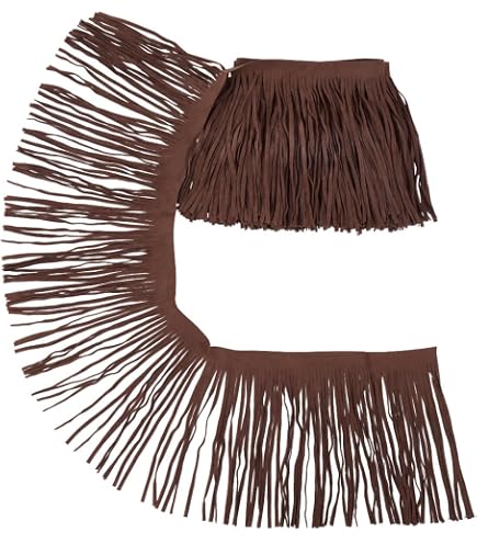 Yalulu Nastro Decorativo Con Frange E Perline Di Vetro - 2 Metri, Larghezza 5,5 Cm, Colore Nero, Perfetto Per Abbigliamento, Costumi, Fai Da Te E Sartoria - 3