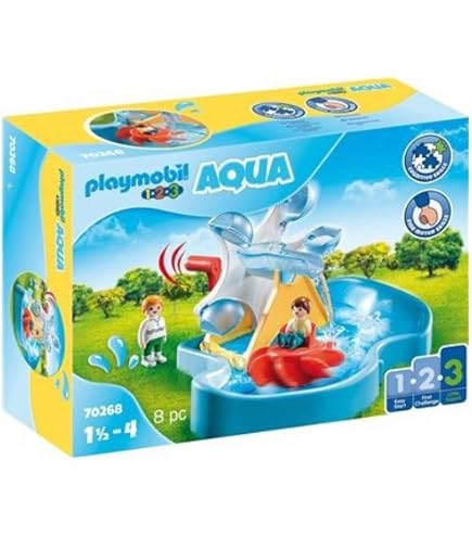 Playmobil 4140 - Set Piscinetta Per Bambini | Gioco Educativo Con Prato E Accessori | Piccola Taglia