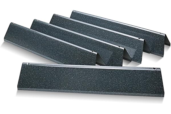 GFTIME 38,9cm 7636 Flavorizer Bar pour Weber Spirit I & II E-310/320/330, S-310/320/330 (avec Boutons de brûleur Avant), émail Plaque Chauffante Gaz Grils Accessoires