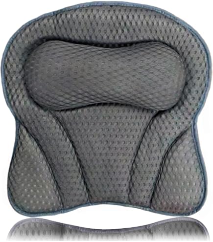 WONDERfoam Badewannenkissen Extra Dick – Ergonomisch, Rutschfest & Maschinenwaschbar (43,8x41,9 Cm, 8,9 Cm Stark)