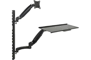 VIVO Supporto per Monitor, Lega di Acciaio, Nero, Taglia Unica