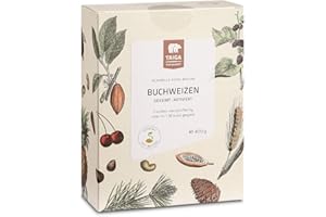 ‎TAIGA NATURKOST Taiga Naturkost - Bio Buchweizen gekeimt, glutenfrei, vegan, proteinreich, nährstoffreich, BPA-frei, fettarm - 400 g