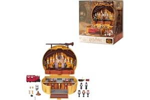 Polly Pocket estuche de Harry Potter para coleccionistas con conjunto de juego y muñecos, HRD56