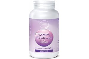 Mekià® Vampa Regular Slim - Integratore per Menopausa, 120 Capsule, Azione 12 in 1. Con Soia Isoflavoni+AGNOCASTO+ SALVIA,Equilibrio del Peso Corporeo e il Controllo delle Vampate di calore