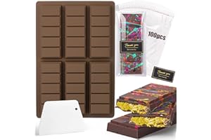 QUANMAITONG Schokoladenform Silikon Schokolade，Silikonformen Backen Schokoladenform Tief，Silikonform Schokolade DIY Schokoladen Form，Chocolate Mold Für Schokolade Praline SüßIgkeiten (5 Schnapp)