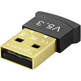 HADRON USB Bluetooth 5.3 Adapt&ouml;r - Masa&uuml;st&uuml; ve Diz&uuml;st&uuml; PC i&ccedil;in Kablosuz Dongle Alıcı, Kulaklık, Hoparl&ouml;r, Klavye ve Fare Uyum