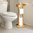 Porta Rotolo Carta Igienica Piuma Sfumata Organizer Bagno Accessorio Sofì - 2